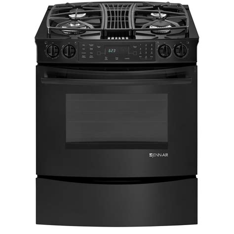 30 inch slide in gas range with downdraft